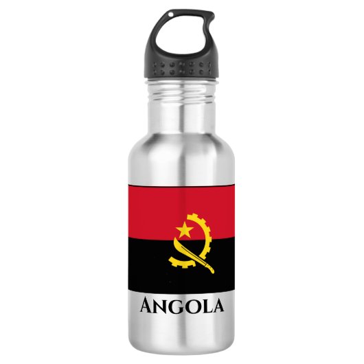 Angola Flag Waterfles (Voorkant)