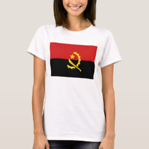 Angola Flag x Map T-Shirt