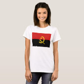 Angola Flag x Map T-Shirt (Voorkant volledig)