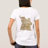 Angola Flag x Map T-Shirt (Achterkant)
