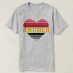 Angola hart, ik hou van Angola T-shirt