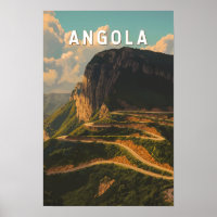 Angola Illustratie Reis Kunst Vintage