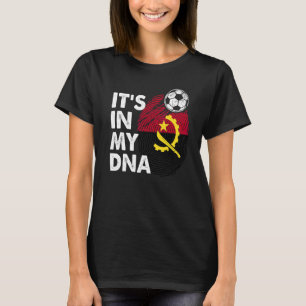 Angola in mijn dna Angolan vlagteam Angola T-shirt