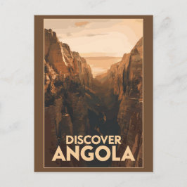 Angola Lubango Travel Art Vintage Briefkaart
