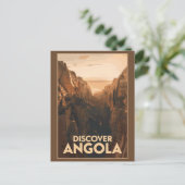 Angola Lubango Travel Art Vintage Briefkaart (Staand voorkant)