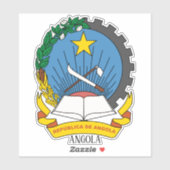 Angola Nationale wapenstilstand Sticker (Vel)