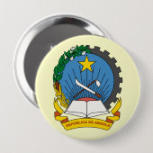 Angola Ronde Button 4,0 Cm (Voorkant /achterkant)