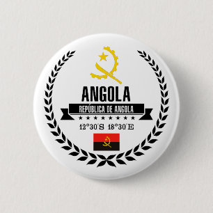 Angola Ronde Button 5,7 Cm