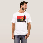 Angola Soccer Player T-shirt (Voorkant volledig)