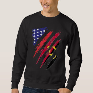 Angolees Amerikaans gegroeide vlag Verenigde State Trui