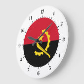 Angolese vlag grote klok (Hoek)
