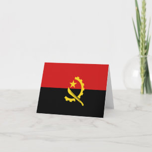 Angolese Vlag Notitiekaart