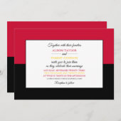 Angolese vlag, vlag van Angola bruiloft Kaart (Voorkant / Achterkant)