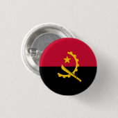 Angolese vlag, vlag van Angola Ronde Button 3,2 Cm (Voorkant /achterkant)