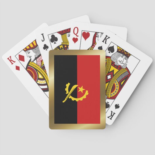Angolese Vlagerspeelkaarten Pokerkaarten (Achterkant)