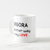 angora amour café tasse (Devant gauche)