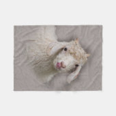Angora Goat Fleece Deken (Voorkant (Horizontaal))