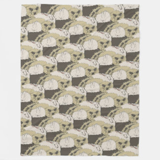 Angora Rabbits Fleece Deken