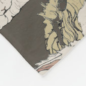 Angora Rabbits Fleece Deken (Hoek)