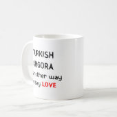 angora turque amour café tasse (Devant gauche)