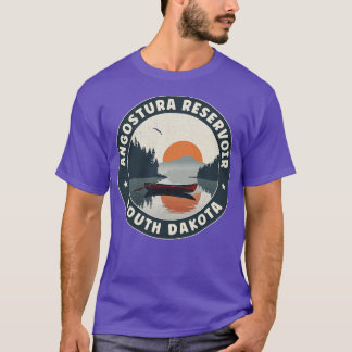 Angostura Reservoir South Dakota Zonsondergang T-shirt