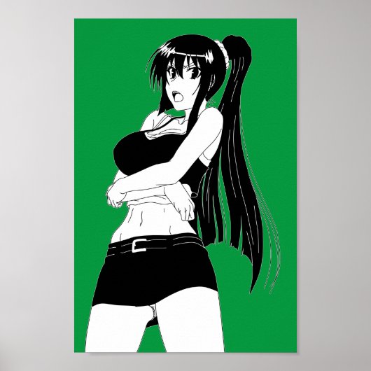 Angry Anime Girl Poster (Voorkant)