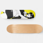 Angry Anime Girl Skateboard Deck (Horizontaal)