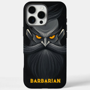 Angry Barbarian gepersonaliseerd iPhone 16 Pro Max Hoesje