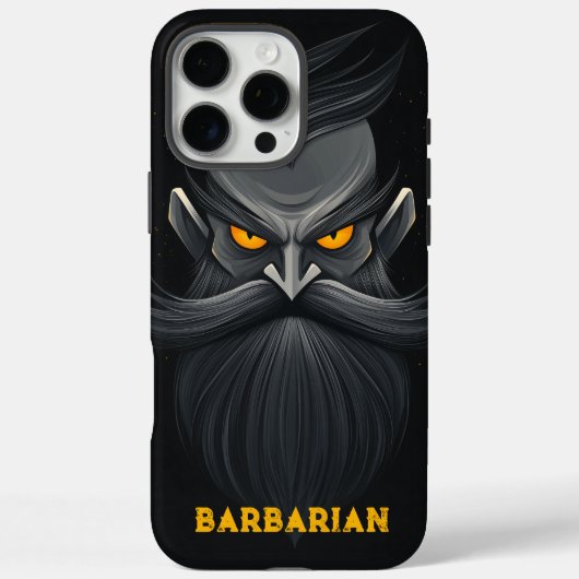 Angry Barbarian gepersonaliseerd Case-Mate iPhone Case (Achterkant)