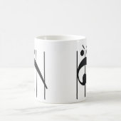 Angry Bass Clef Koffiemok (Center)