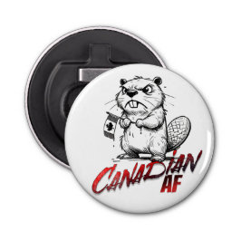 Angry Beaver Canadian AF Button Flesopener