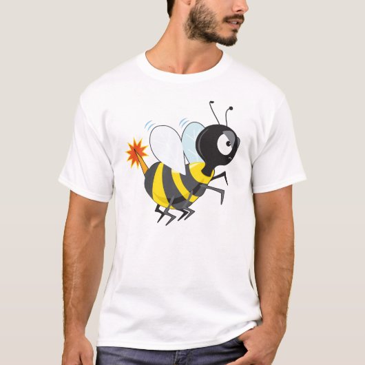 Angry Bee T-shirt (Voorkant)