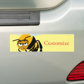 Angry Bee Thunder_Cove Bumpersticker (Op auto)
