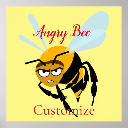 Angry Bee Thunder_Cove Poster (Voorkant)