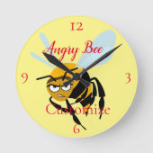 Angry Bee Thunder_Cove Ronde Klok (Voorkant)