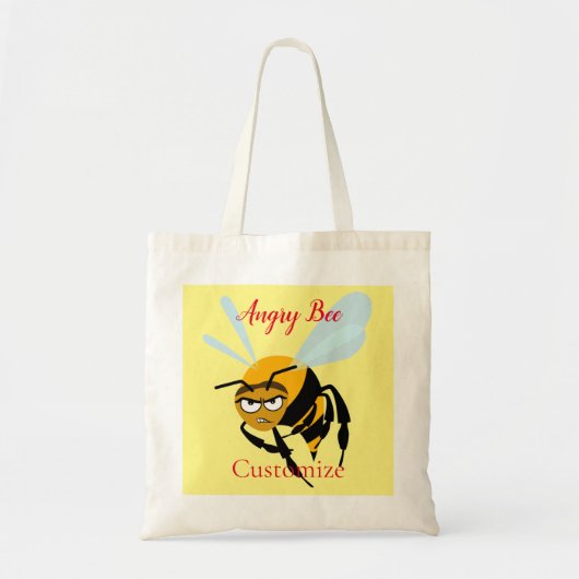 Angry Bee Thunder_Cove Tote Bag (Voorkant)