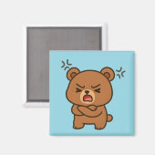 Angry Beer – Fierce Animal Magnet Magneet (Voorkant / Achterkant)