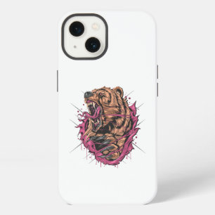Angry Beer Roar Fierce Wildlife Phone Case" iPhone 13 Hoesje
