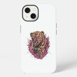 Angry Beer Roar | Fierce Wildlife Phone Case" iPhone 13 Hoesje