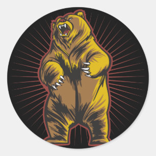Angry Beer Ronde Sticker