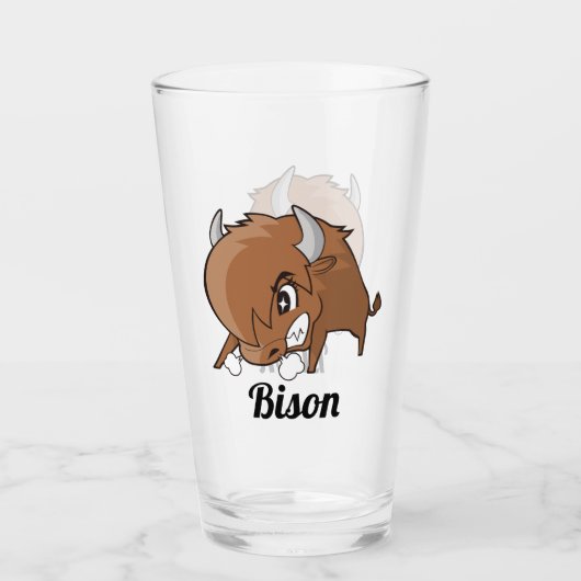 Angry Bison Glas (Voorkant)