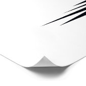 Angry black cat poster (Hoek)