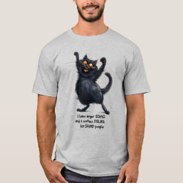 Angry Black Ik heb boze humoristische kwesties T-shirt