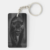 Angry Black Panther Sleutelhanger (achterkant)