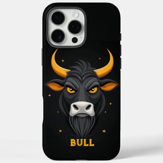 Angry Bull gepersonaliseerd Case-Mate iPhone Case (Achterkant)