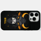 Angry Bull gepersonaliseerd Case-Mate iPhone Case (Achterkant (horizontaal))