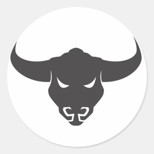 Angry Bull Sticker (Voorkant)