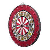 Angry Bunny Dart Board Dartbord (Voorkant Rechts)