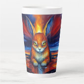 Angry Bunny Latte Mok (Voorkant)