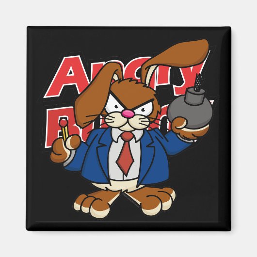 Angry Bunny Magnet 2 Magneet (Voorkant)